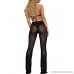 Lookwoild Womens Swimsuit Bottom Cover Up Pants Perspective Sheer Mesh See Through Pants Black B07PK3X8N4